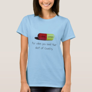 Camiseta del país
