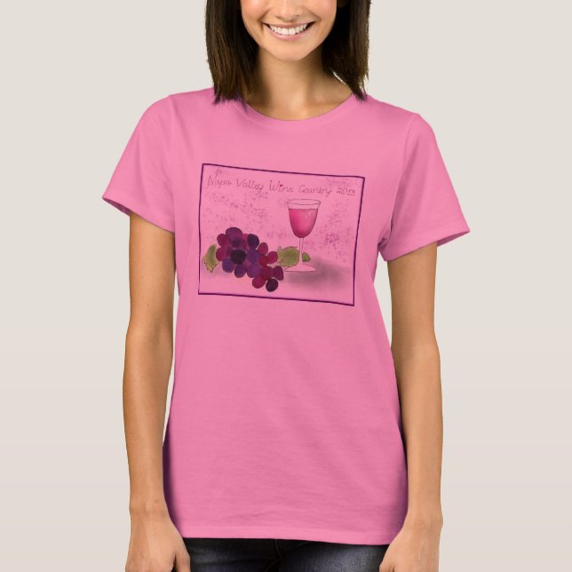 Camiseta del país vinícola de Napa Valley (Anverso)