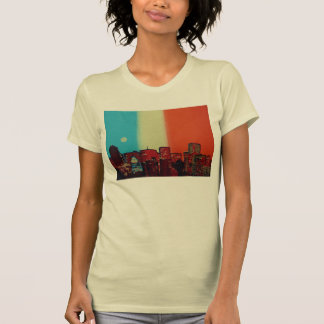 Camiseta del paisaje urbano