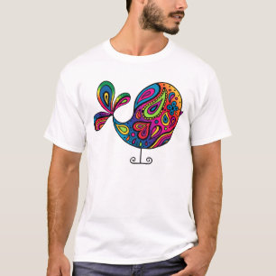 Camiseta del pájaro del arco iris