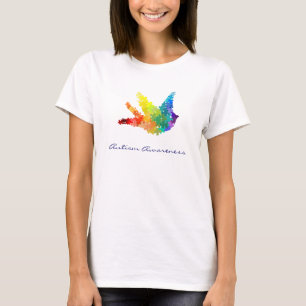 Camiseta del pájaro del rompecabezas de la