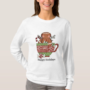 Camiseta del pan de jengibre del navidad