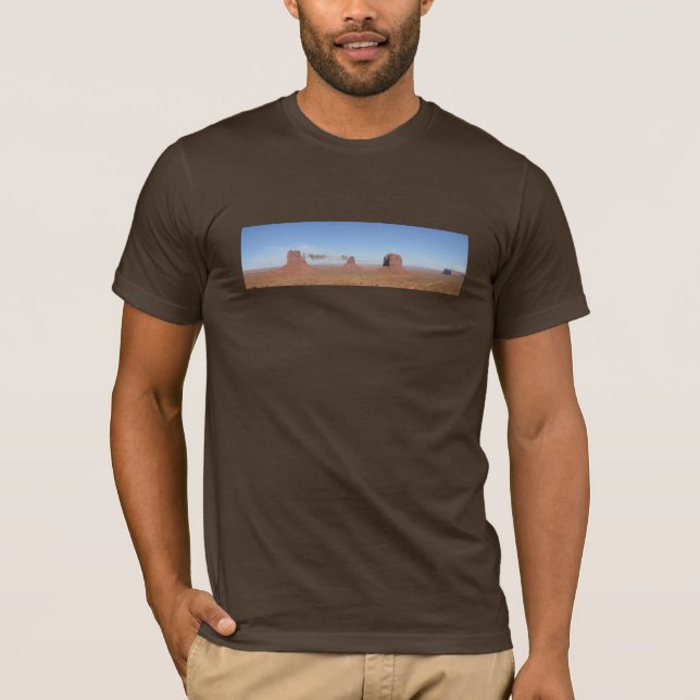 Camiseta del panorama del valle del monumento (Anverso)