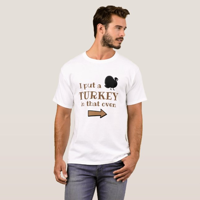 Camiseta del papá de la acción de gracias (Anverso completo)