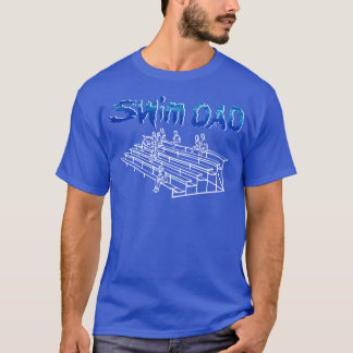 Camiseta del papá de la nadada de la vida de la
