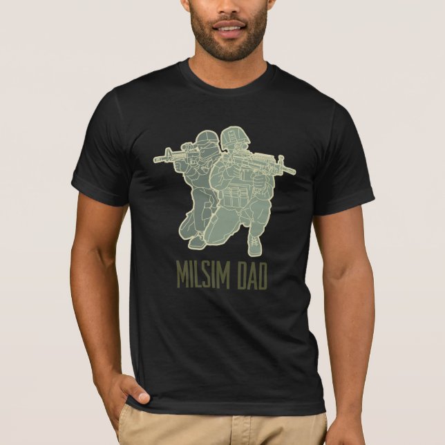 Camiseta del papá de Milsim (Anverso)