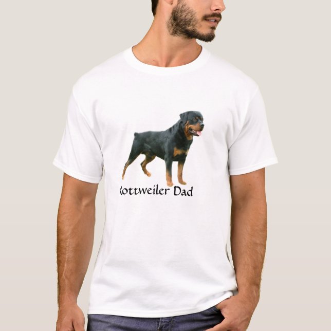 Camiseta del papá de Rottweiler (Anverso)