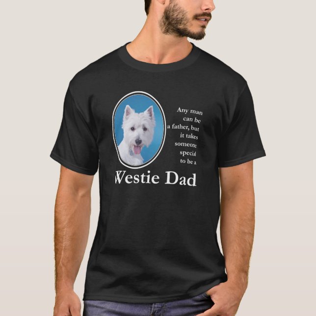 Camiseta del papá de Westie (Anverso)