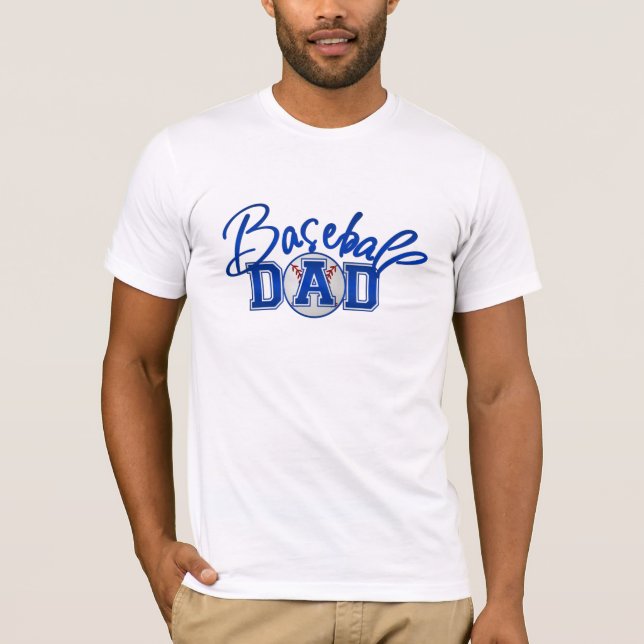 Camiseta del papá del béisbol (Anverso)