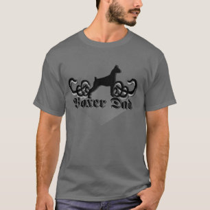 Camiseta del papá del boxeador