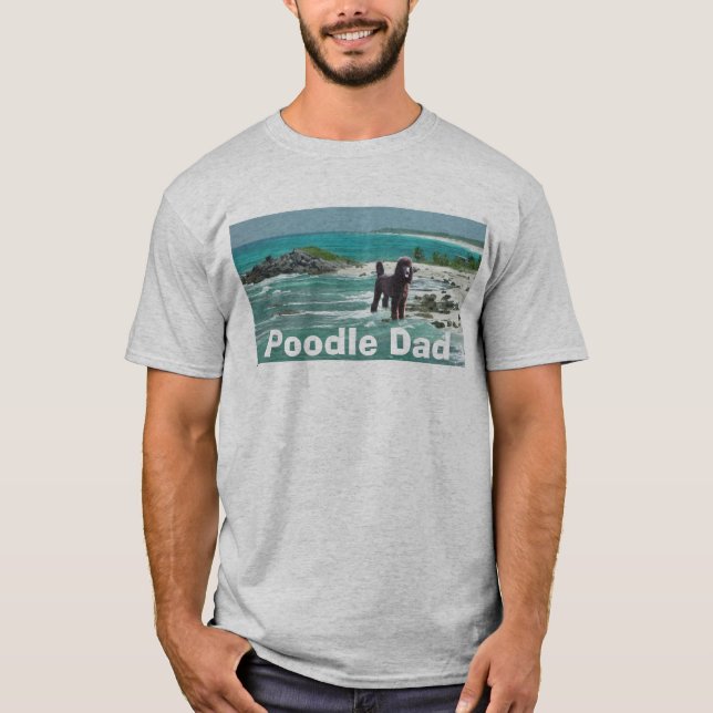 Camiseta del papá del caniche (Anverso)