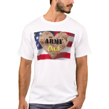 Camiseta del papá del EJÉRCITO