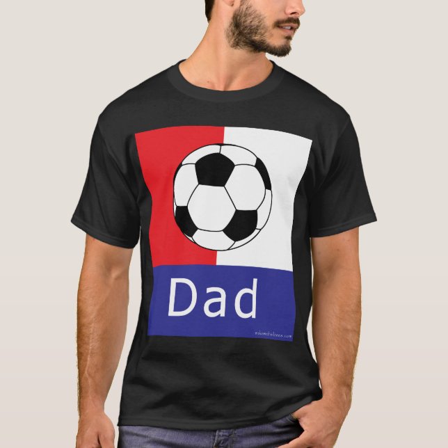 Camiseta del papá del fútbol (Anverso)