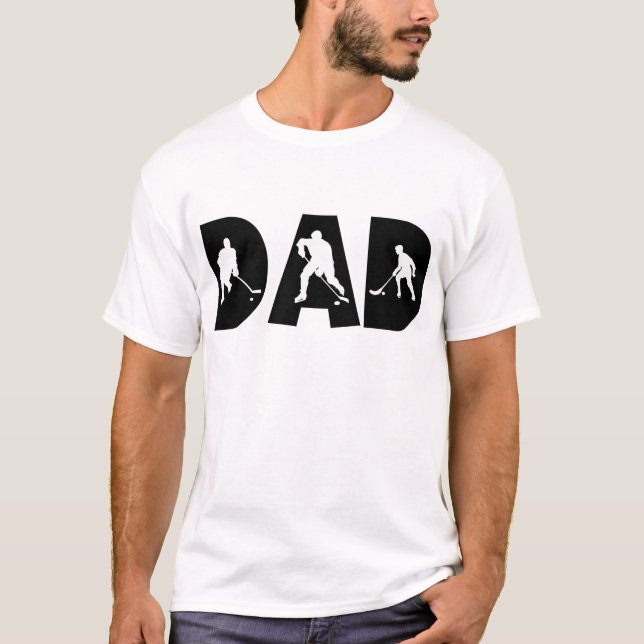 Camiseta del papá del hockey (Anverso)