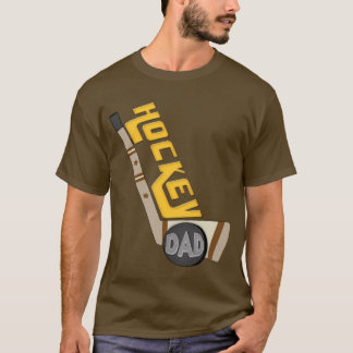 Camiseta del papá del hockey