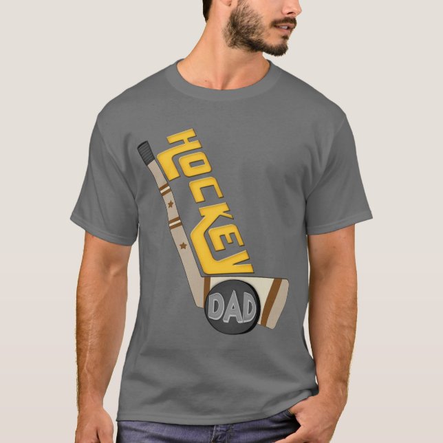 Camiseta del papá del hockey (Anverso)