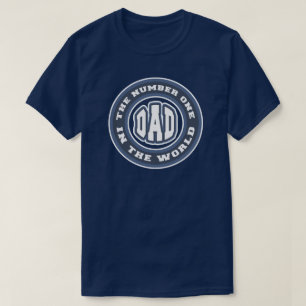 Camiseta del papá del número 1