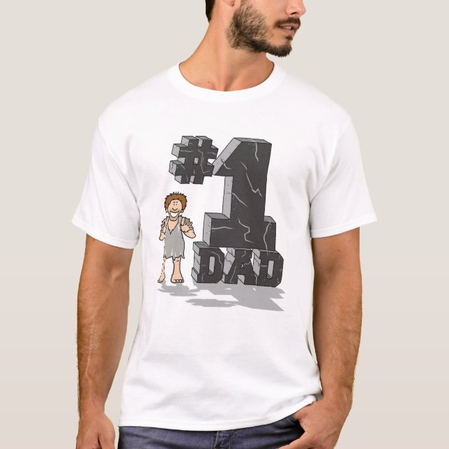 Camiseta del papá del número 1 (Anverso)