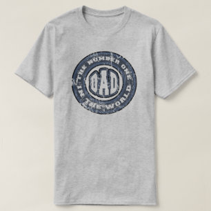 Camiseta del papá del número 1 apenada