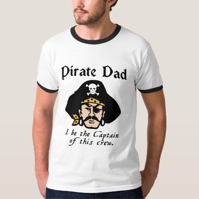 Camiseta del papá del pirata (Anverso)