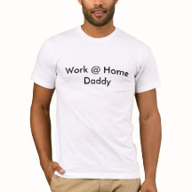 Camiseta del papá del trabajo en casa