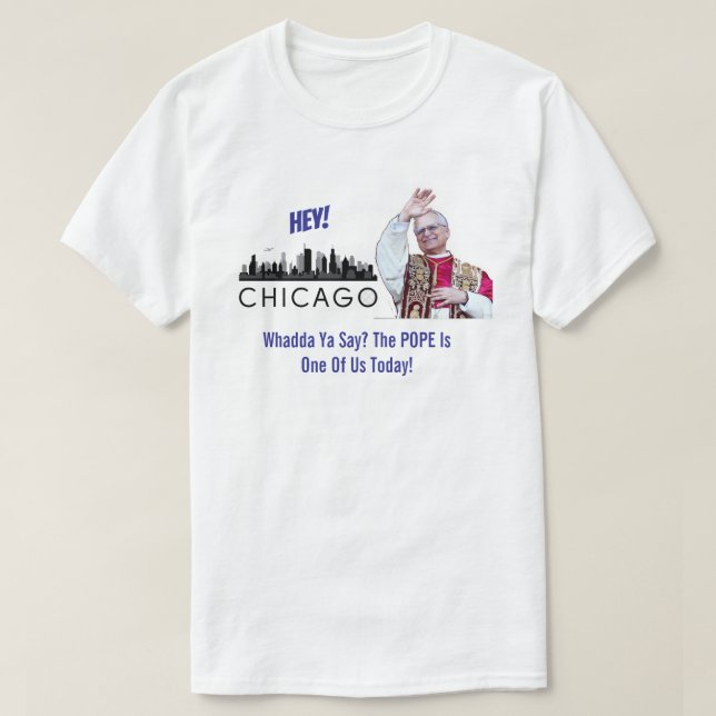 Camiseta del Papa Favorito de Chicago (Diseño del anverso)