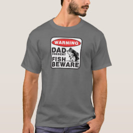 Camiseta del papá - los pescados se guardan