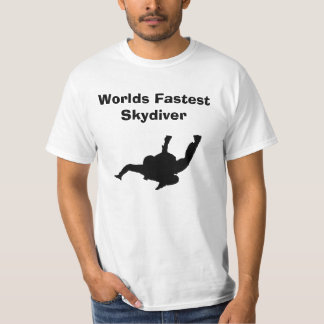 Camiseta del paracaidista más rápido del mundo