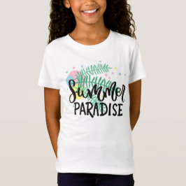 Camiseta del paraíso de verano