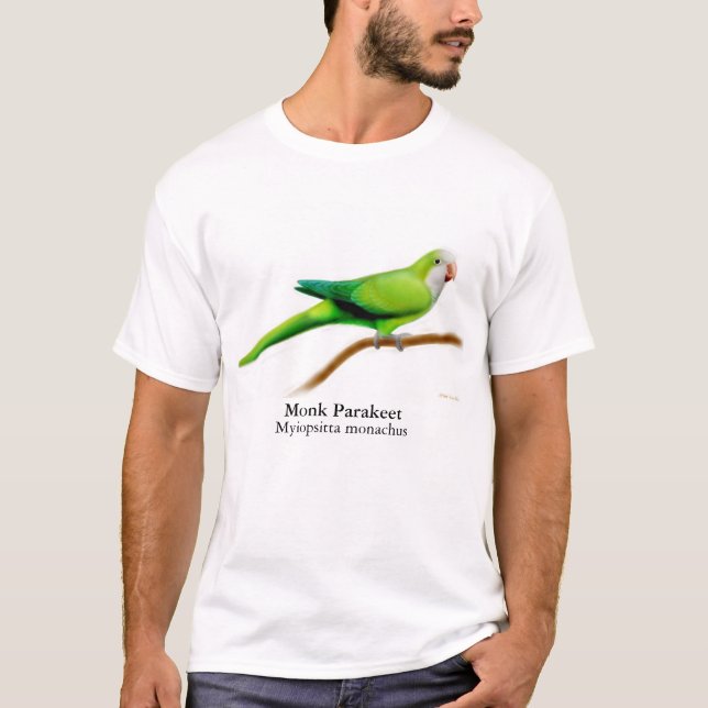 Camiseta del Parakeet del monje (Anverso)