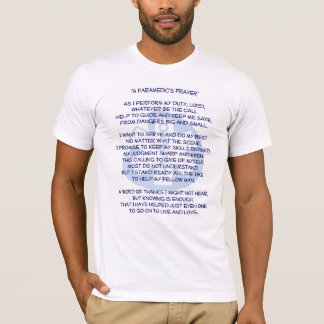Camiseta del paramédico