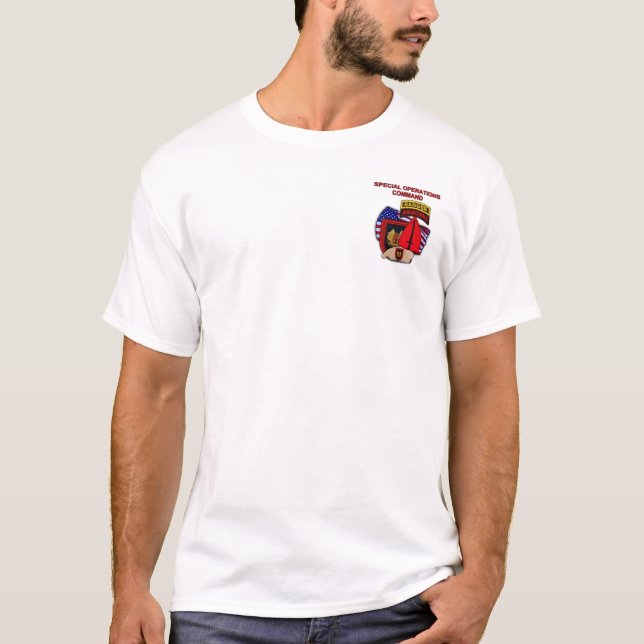 camiseta del parche del mando de operaciones espec (Anverso)