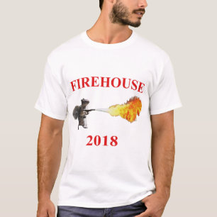 Camiseta del parque de bomberos de los hombres