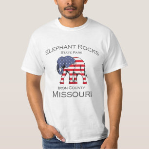 Camiseta del Parque Estatal Elephant Rocks