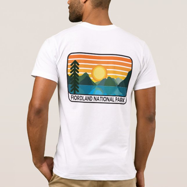 Camiseta del parque nacional de Fiordland (Reverso)