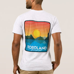 Camiseta del parque nacional de Fiordland