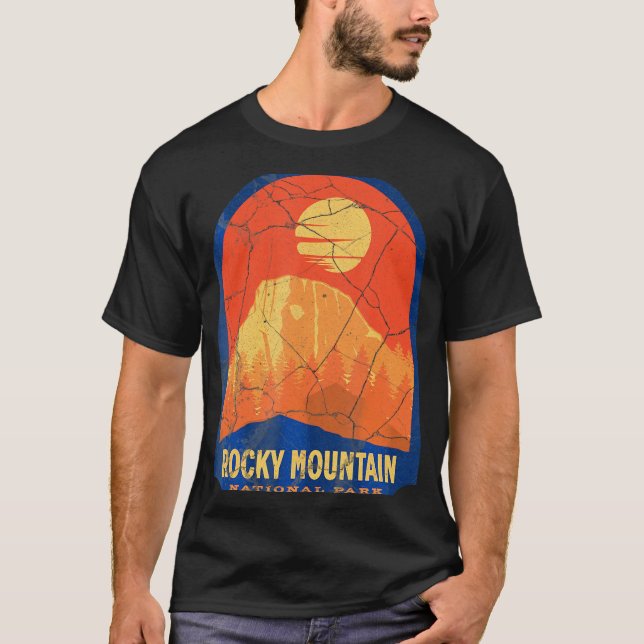 Camiseta del Parque Nacional de las Montañas Rocos (Anverso)