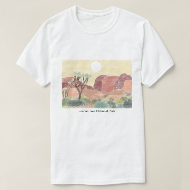 Camiseta del Parque Nacional del Árbol Joshua (Diseño del anverso)