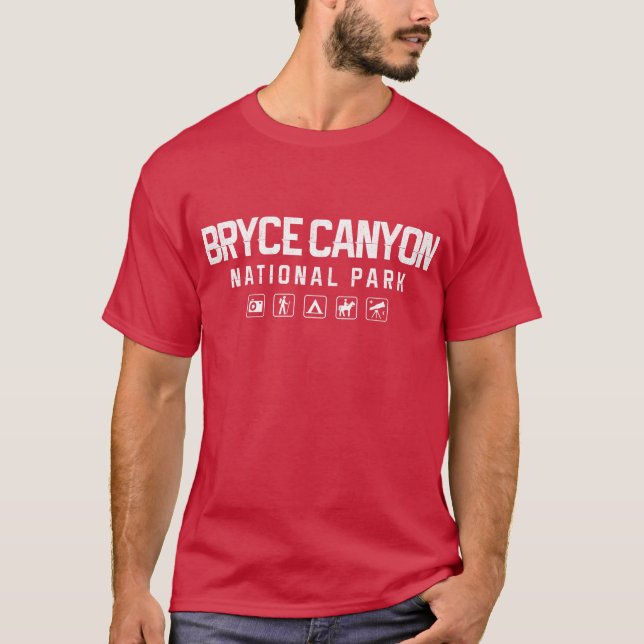 Camiseta del parque nacional del barranco de Bryce (Anverso)
