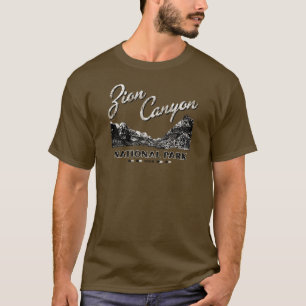 Camiseta del parque nacional del barranco de Zion