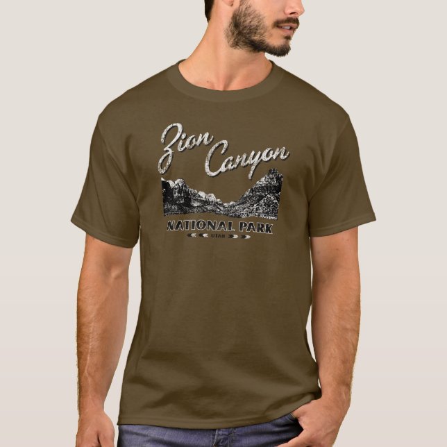 Camiseta del parque nacional del barranco de Zion (Anverso)