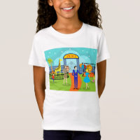 Camiseta del parque zoológico del vintage