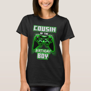 Camiseta Del partido de videojuegos familiar del niño en su