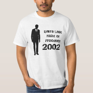 Camiseta del partido del soltero