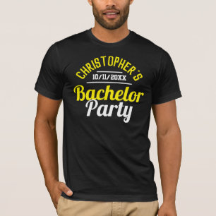Camiseta del partido del soltero del hombre