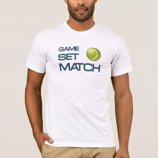 Camiseta del partido del tenis