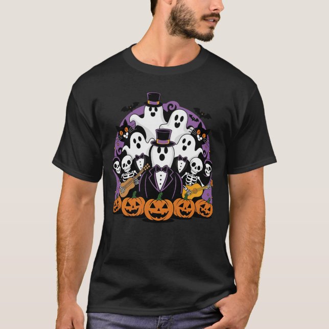 Camiseta del partido Fiesta Ghostly Halloween (Anverso)