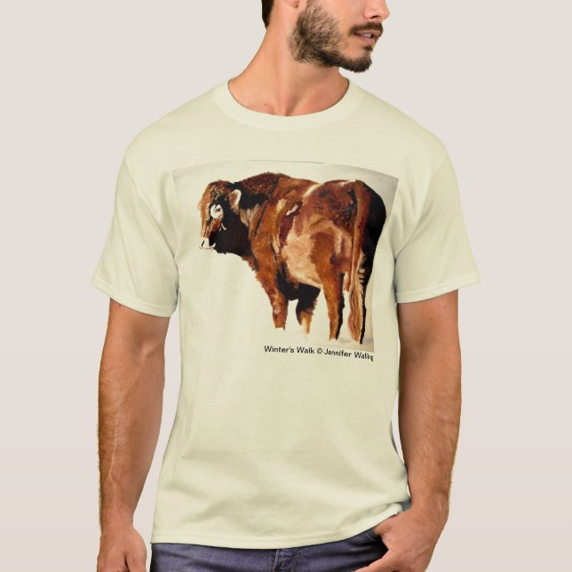 Camiseta del paseo del invierno (Anverso)