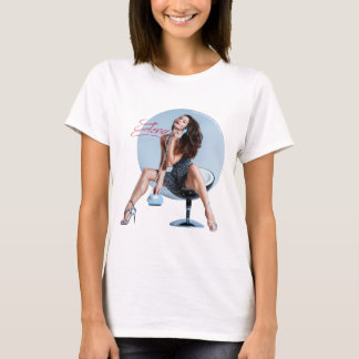 Camiseta del pastel de queso Pin-Para arriba