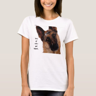 Camiseta del pastor alemán